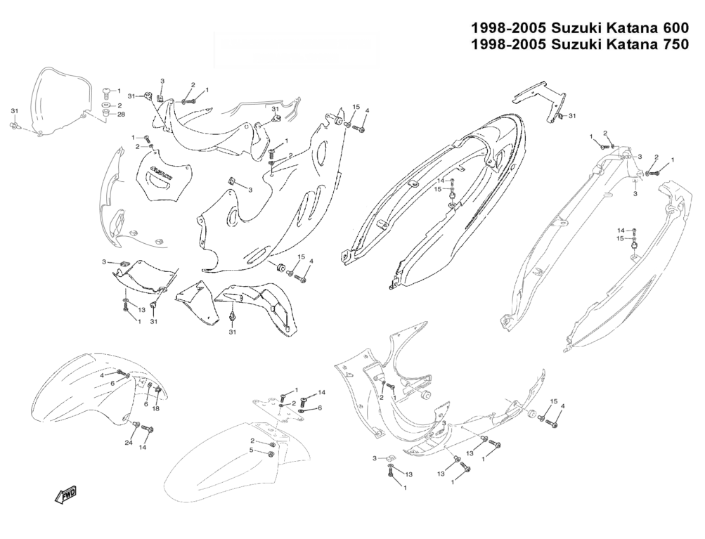 Body Kits For Suzuki Katana Body Kits For Suzuki Katana